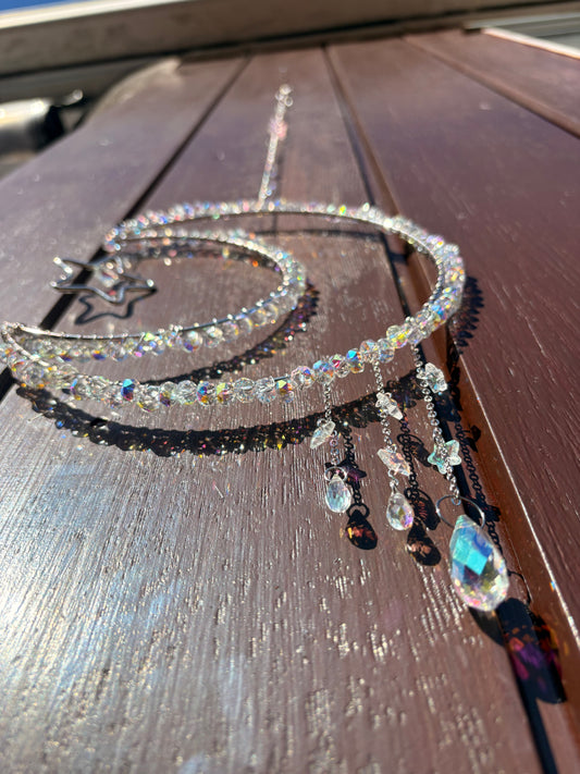 Moon and Stars Sun Catcher