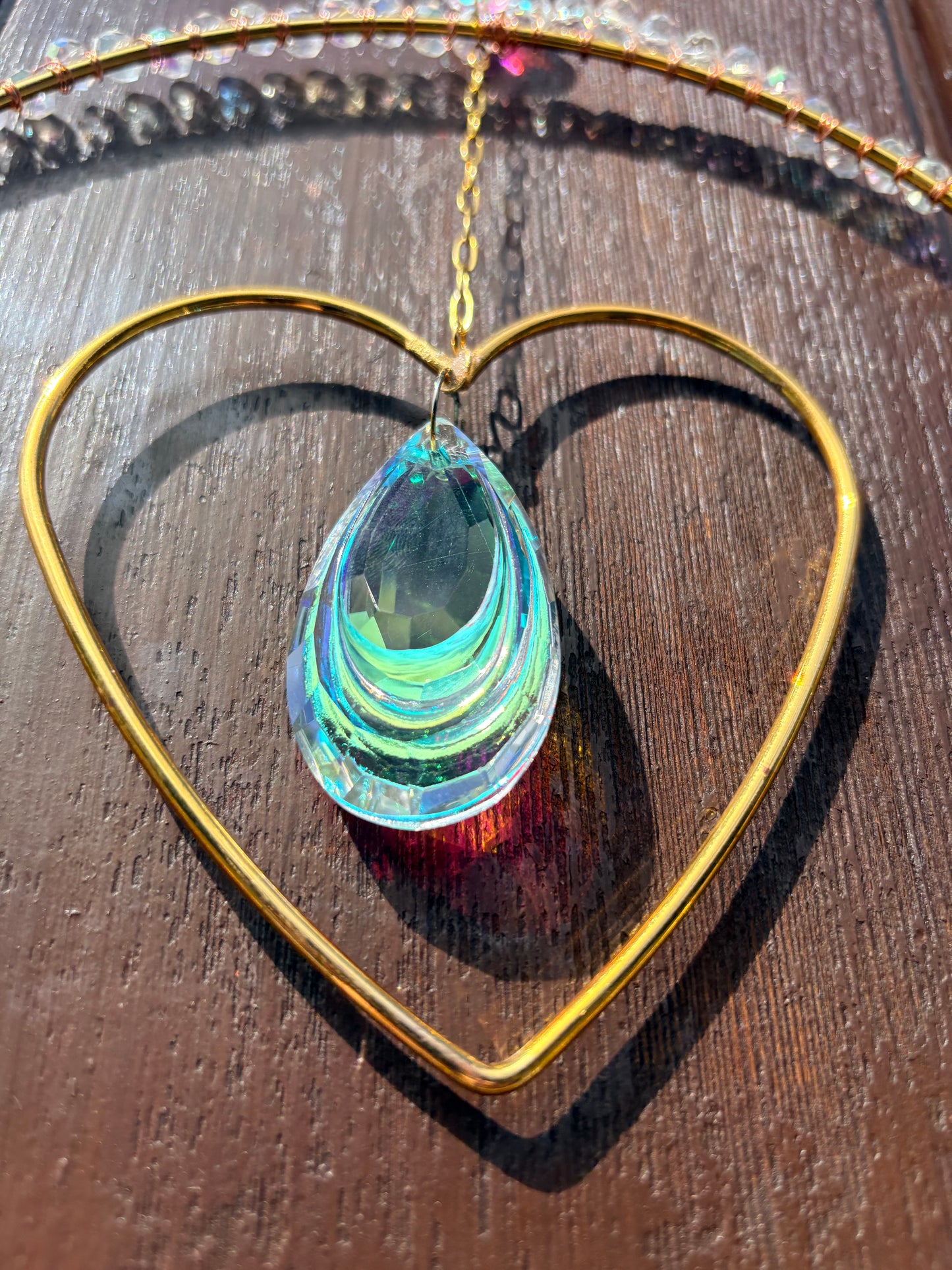 Reflective love Sun Catcher
