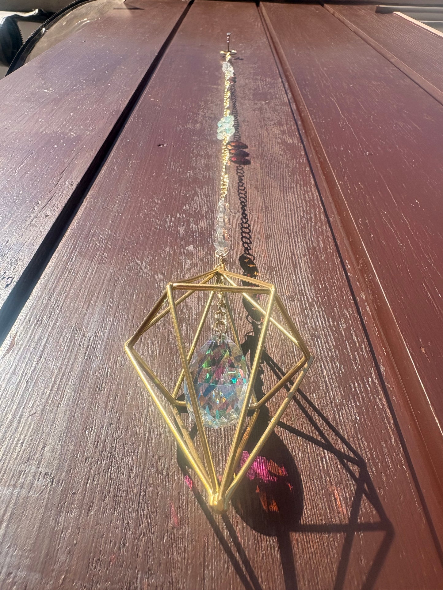 Prismatic Diamond Sun Catcher