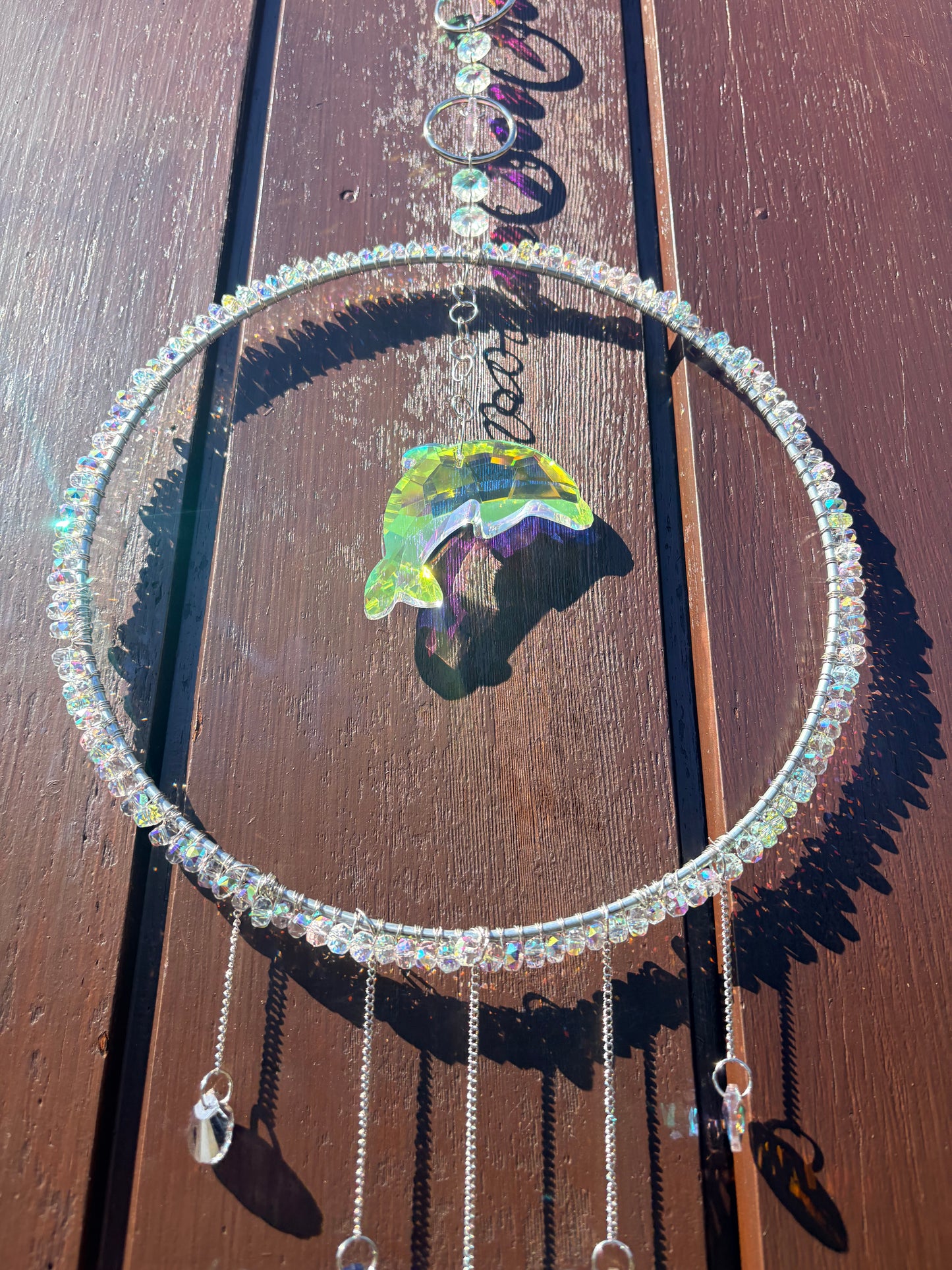 Reflective Dolphin Sun Catcher