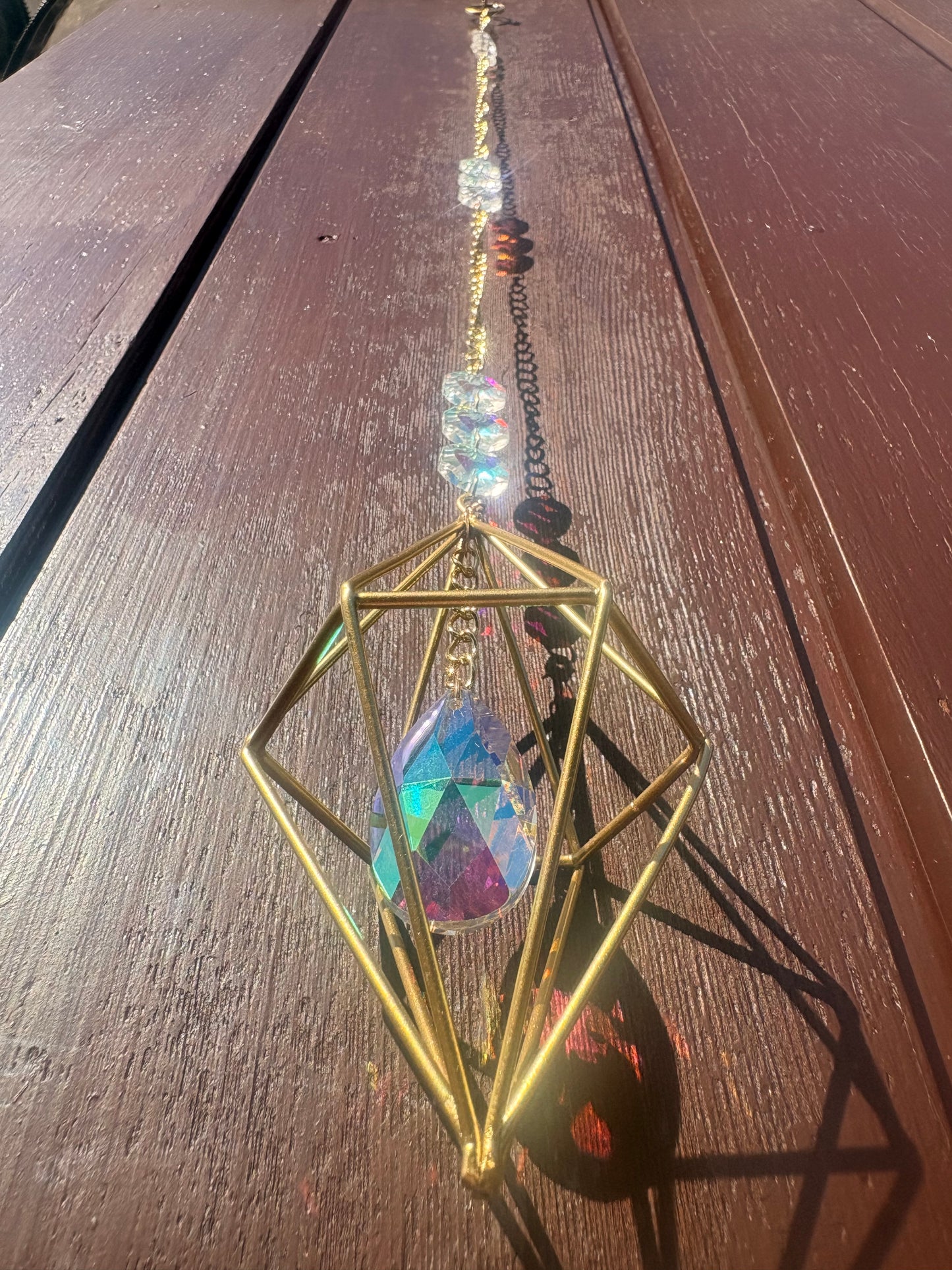 Prismatic Diamond Sun Catcher