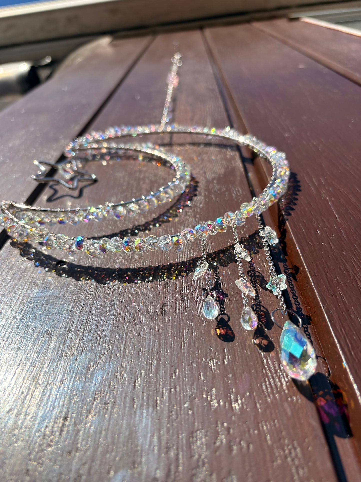 Moon and Stars Sun Catcher