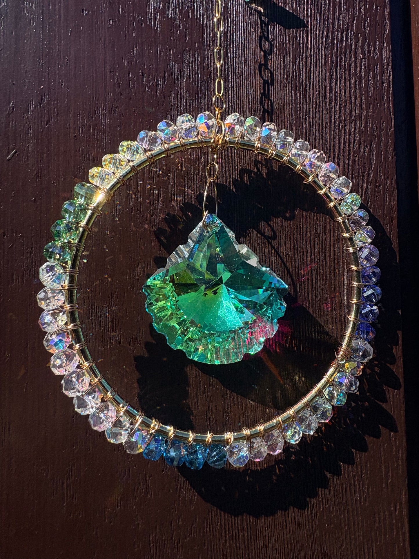 Colourful Clam Sun Catcher