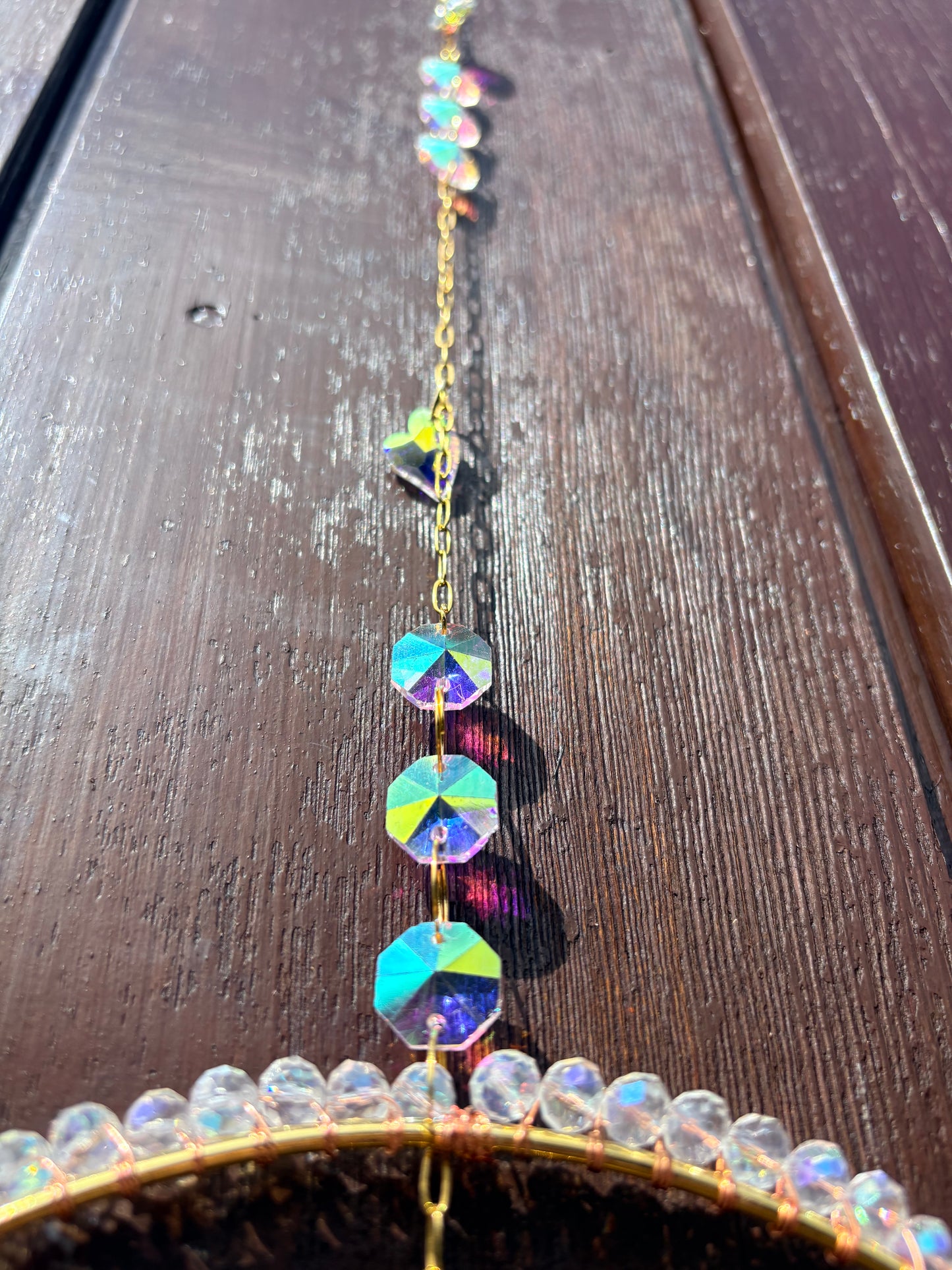 Reflective love Sun Catcher